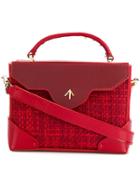 Manu Atelier Mini Micro Bold Shoulder Bag - Red