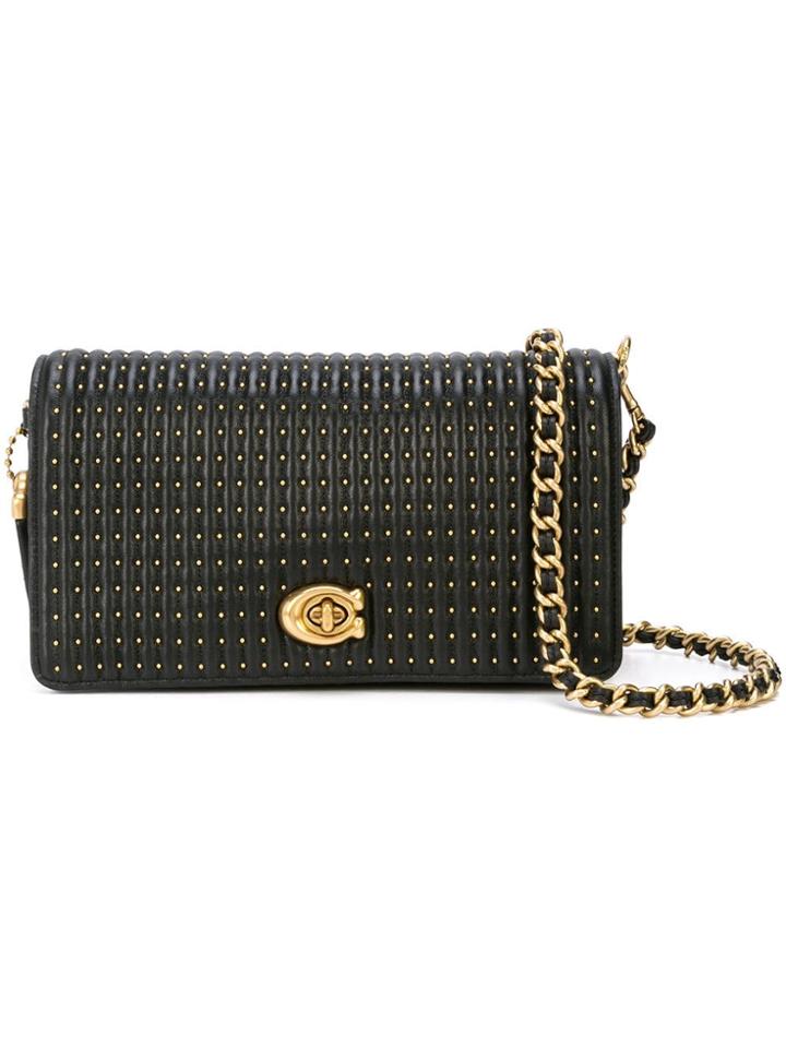 Coach Dinky Rivet Quilted Bag - Black