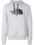 The North Face Logo Print Hoodie - Grey