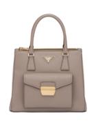 Prada Small Galleria Tote - Neutrals