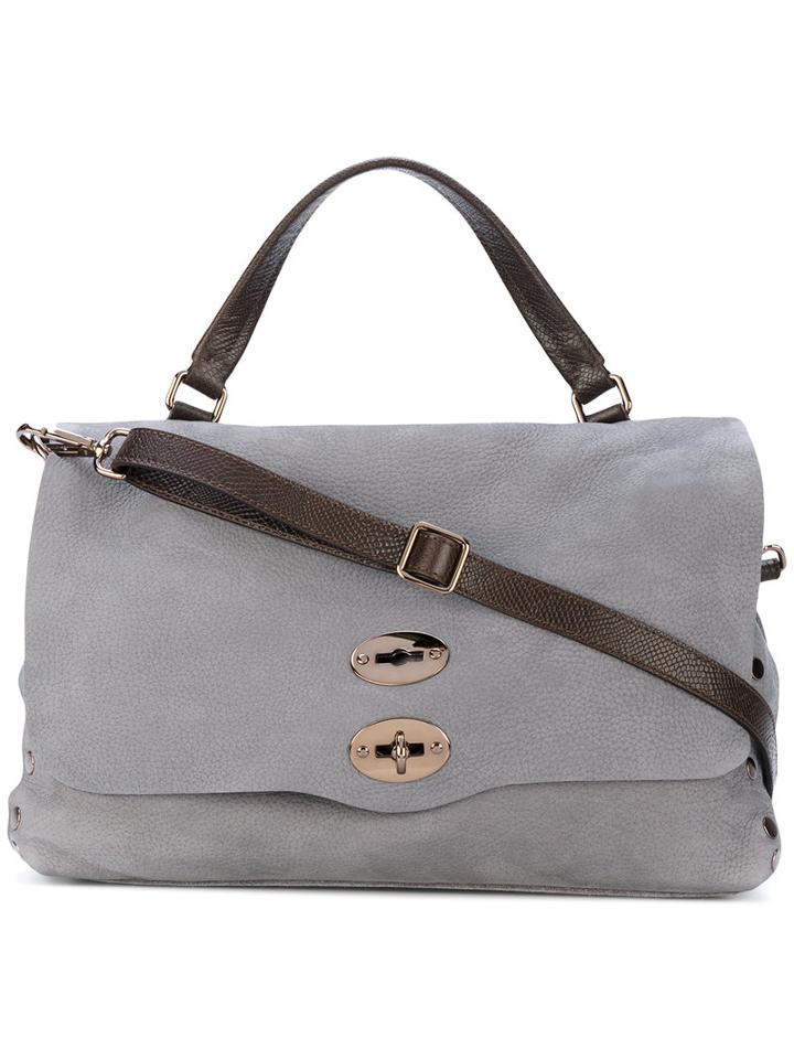 Zanellato - Studded Detail Tote - Women - Leather - One Size, Grey, Leather