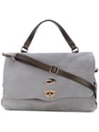 Zanellato - Studded Detail Tote - Women - Leather - One Size, Grey, Leather
