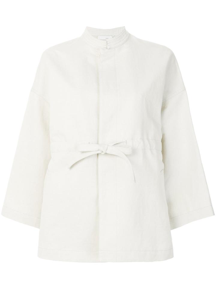 Knott Drawstring Jacket - Nude & Neutrals