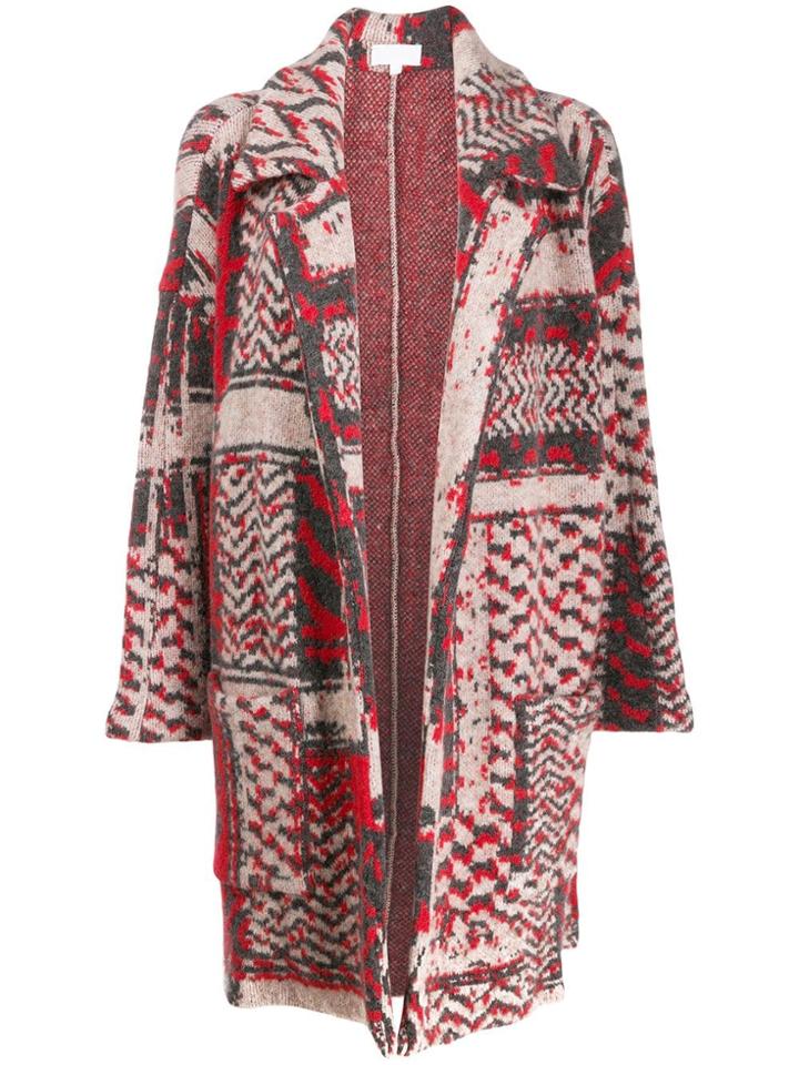 Lala Berlin Jacquard Print Keena Coat - White