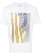 Palm Angels Photo Print T-shirt, Men's, Size: S, White, Cotton