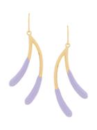 Marni Drop Earrings - Purple