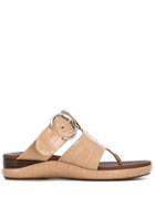 Chloé Buckled Thong Sandals - Neutrals