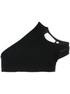Telfar Cropped Half Tank - Black