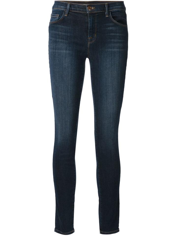 J Brand Skinny Fit Jeans, Women's, Size: 28, Blue, Cotton/lyocell/spandex/elastane