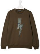Neil Barrett Kids Printed T-shirt - Green