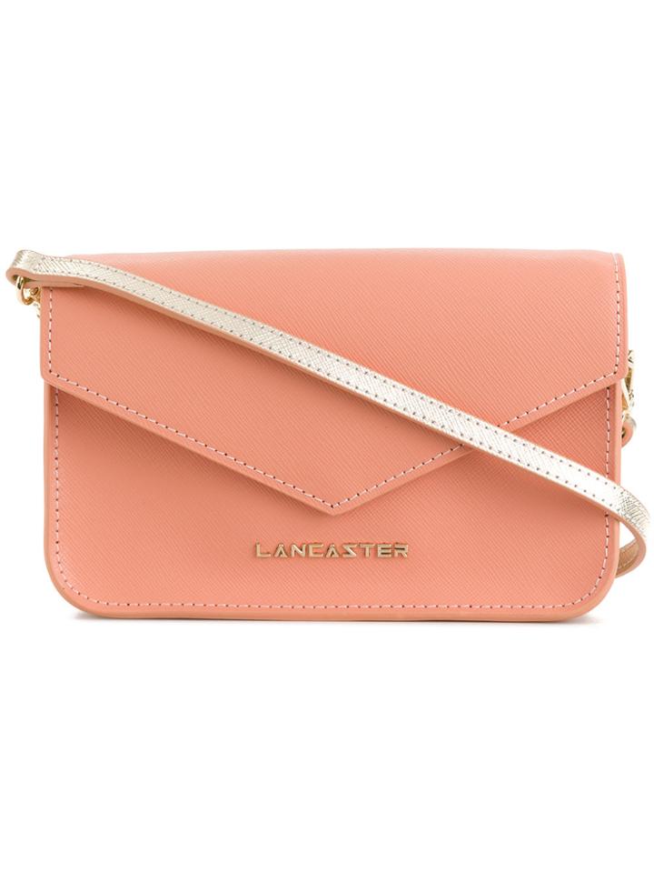 Lancaster Foldover Envelope Crossbody Bag - Pink & Purple