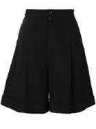 Henrik Vibskov - Testosterousers Shorts - Men - Cotton/linen/flax/spandex/elastane/viscose - M, Black, Cotton/linen/flax/spandex/elastane/viscose