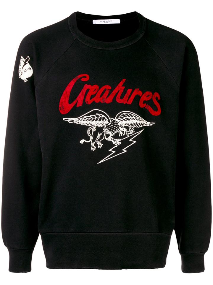 Givenchy Creatures Sweatshirt - Black