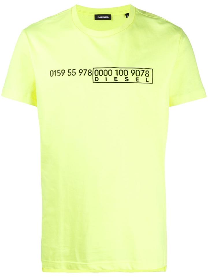 Diesel 3d Logo T-shirt - Yellow