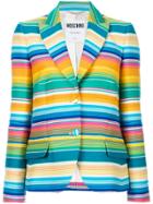 Moschino Striped Formal Blazer - Multicolour