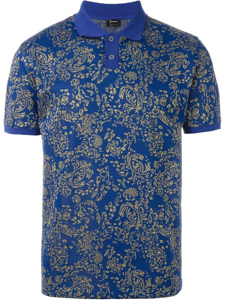 Jil Sander Jacquard Knit Polo Shirt