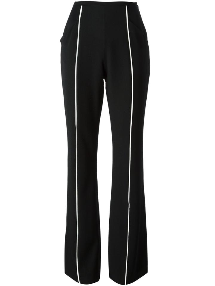 Jean Louis Scherrer Vintage Flared Trousers - Black