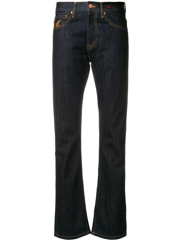 Vivienne Westwood Anglomania Straight Selvedge Jeans - Blue