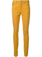 Guild Prime Skinny Pants, Women's, Size: 36, Yellow/orange, Polyester