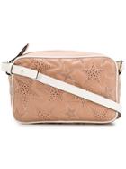 Red Valentino Red(v) Perforated Star Camera Bag - Neutrals