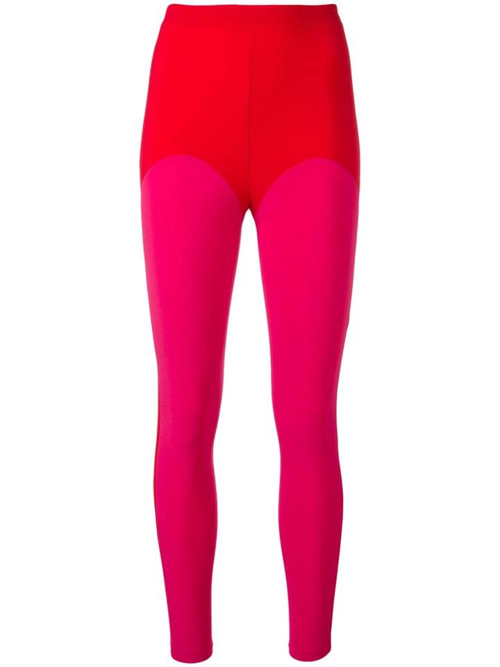 Atu Body Couture Colour-block Leggings - Red