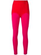 Atu Body Couture Colour-block Leggings - Red