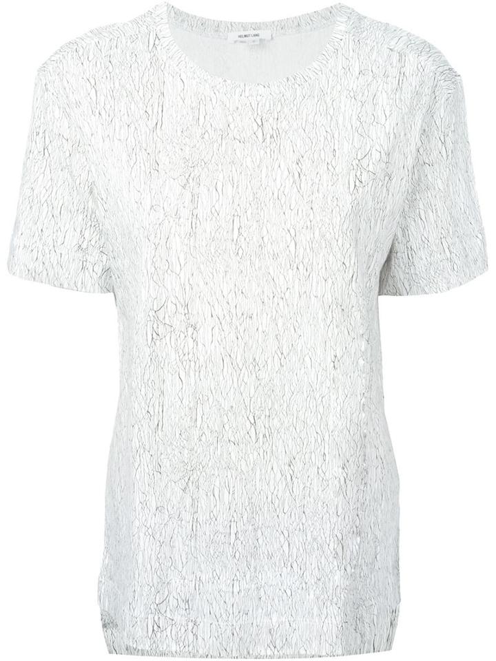 Helmut Lang Print T-shirt, Women's, Size: Medium, White, Cotton