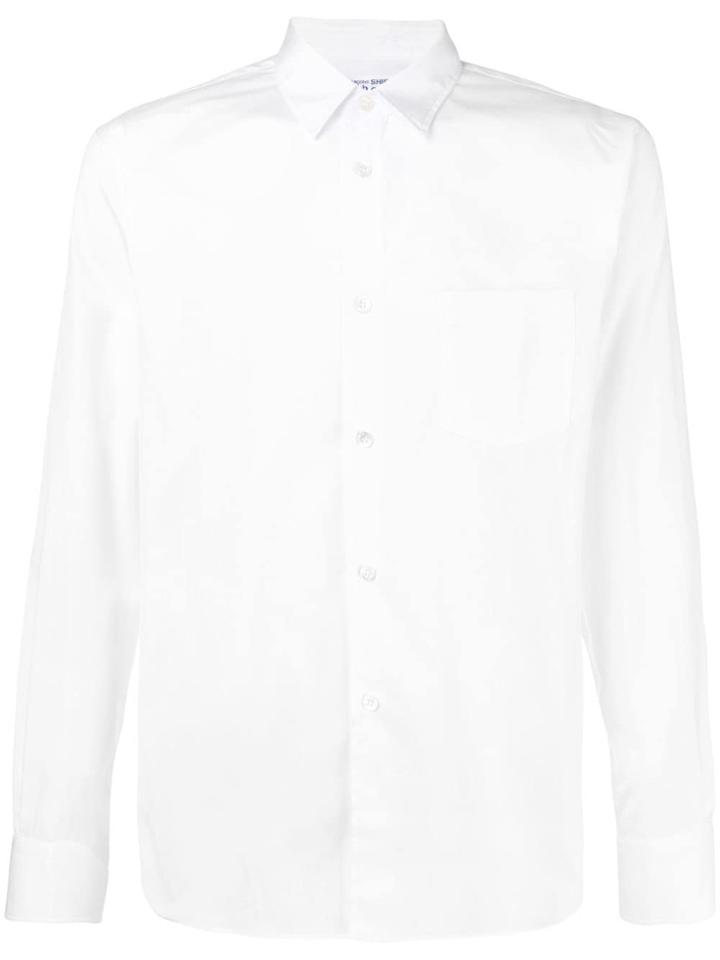 Comme Des Garçons Shirt Boys Printed Shirt - White