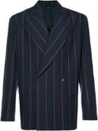 Vivienne Westwood Man Boxy Striped Jacket - Blue