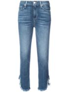 Paige Hoxton Cropped Jeans - Blue