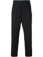 Ami Alexandre Mattiussi Straight Leg Trousers, Men's, Size: 44, Black, Cotton/viscose
