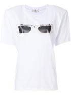 Natasha Zinko Sunglasses Print T-shirt - White
