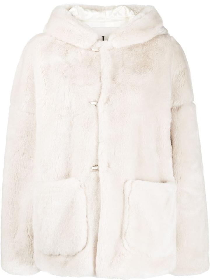 L'autre Chose Oversize Bomber Jacket - Neutrals