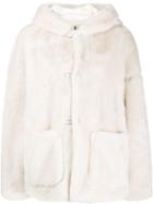 L'autre Chose Oversize Bomber Jacket - Neutrals