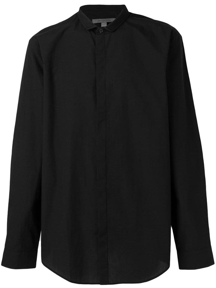John Varvatos Classic Plain Shirt - Black