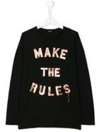 Diesel Kids Make The Rules Sweatshirt - Black