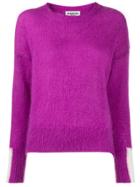 Essentiel Antwerp Crew-neck Knit Sweater - Purple