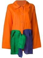 Jc De Castelbajac Vintage Oversized Light Coat - Yellow & Orange