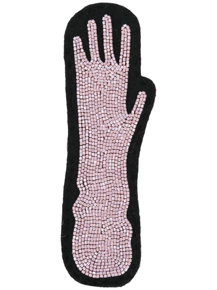 Olympia Le-tan Glove Patch - Pink & Purple