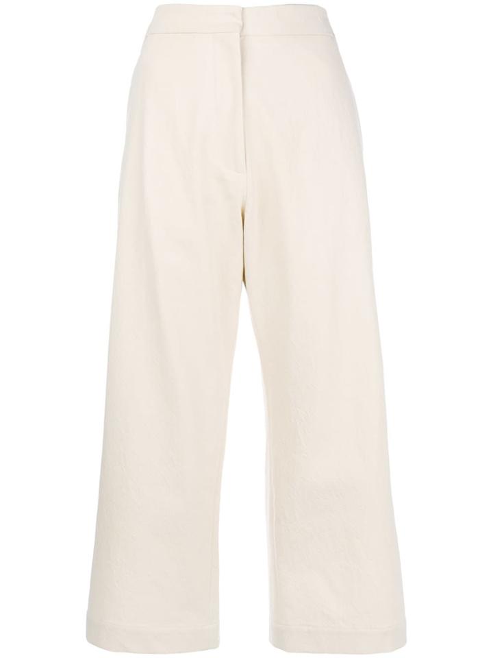 Studio Nicholson Wide Leg Trousers - Neutrals