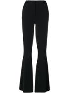 Capucci - Bootcut Trousers - Women - Polyester/spandex/elastane/viscose - 46, Black, Polyester/spandex/elastane/viscose