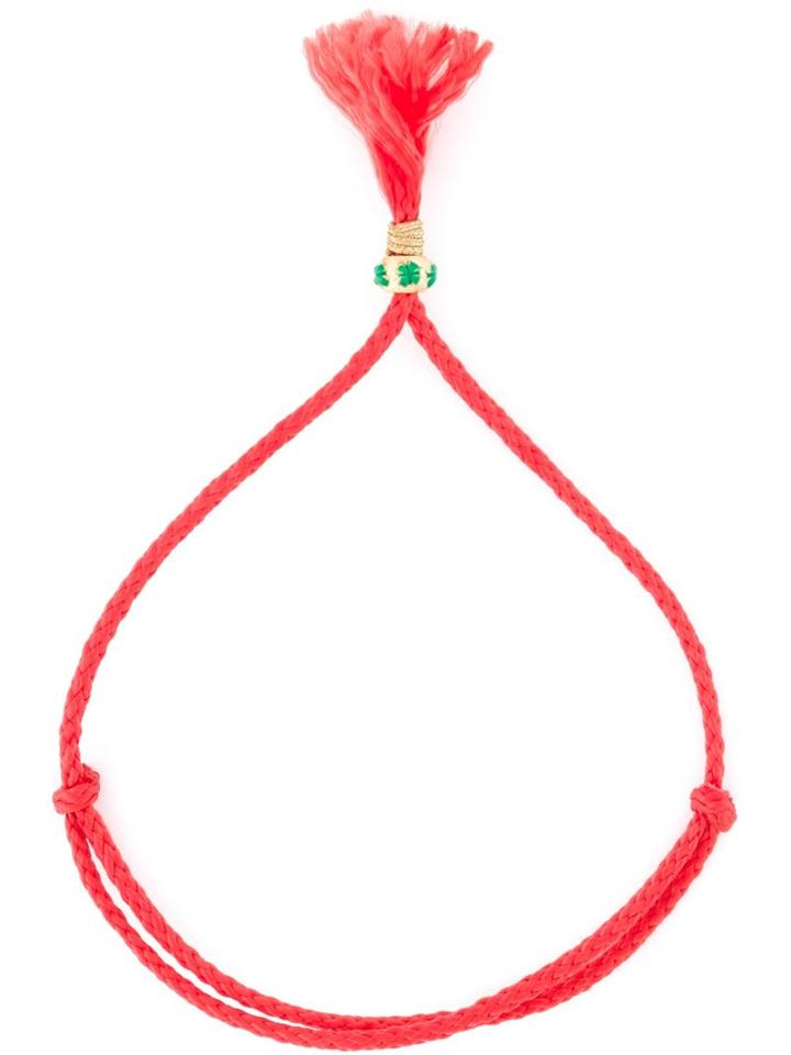 Luis Morais Clover Rounded Tassel Bracelet