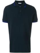 Tomas Maier Stripe Piquet Polo - Blue