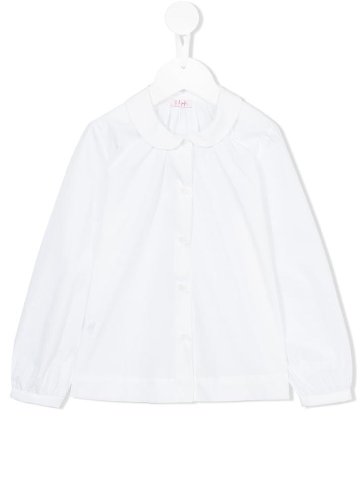 Il Gufo Classic Shirt, Girl's, Size: 6 Yrs, White