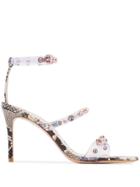 Sophia Webster Rosalind 85mm Crystal-embellished Sandals - Grey