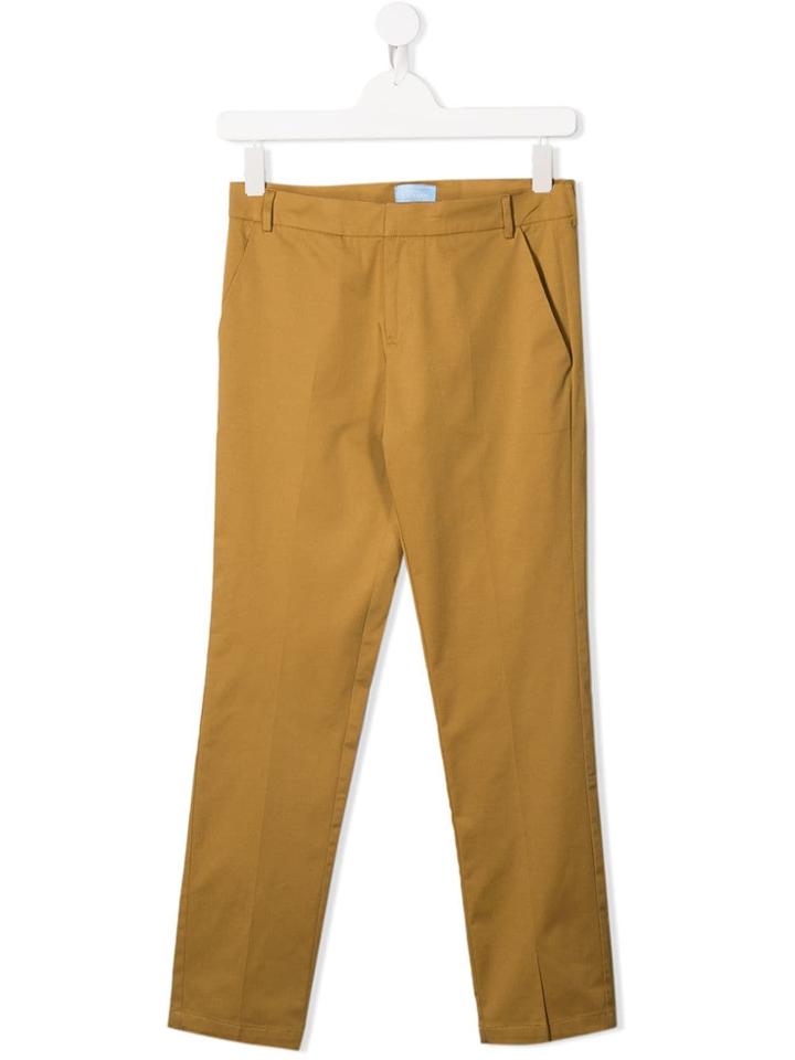 Lanvin Enfant Slim Trousers - Brown
