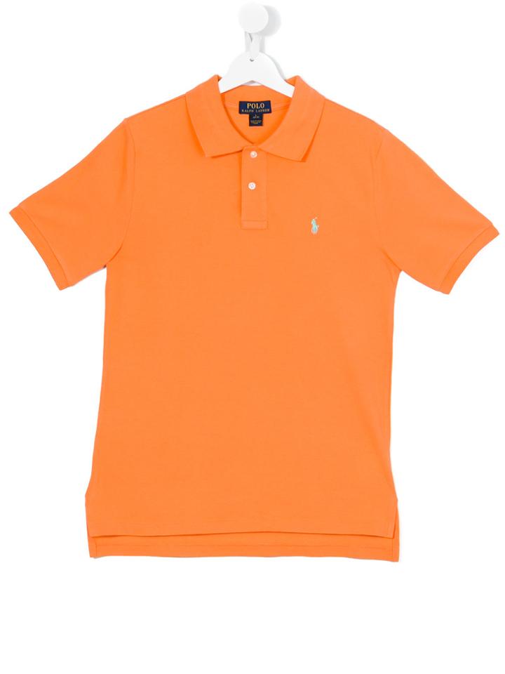 Ralph Lauren Kids Logo Polo Shirt - Yellow & Orange