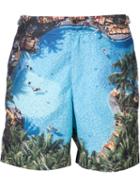 Orlebar Brown Beach Print Swim Shorts