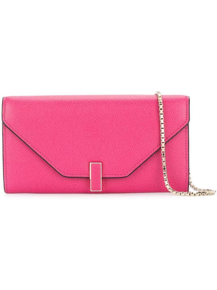 Valextra Wallet On Chain Bag - Pink