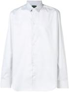 Emporio Armani Curved Hem Shirt - Grey